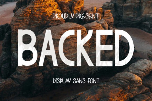 Backed: The Bold Sans Display Typeface Redefining Urban Aesthetics
