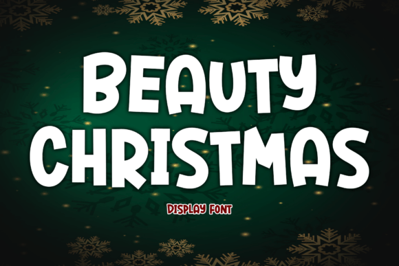 Beauty Christmas: A Stylish Display Script for Elegant Design