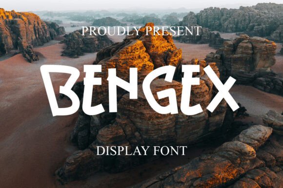 Bengex: A Modern Display Font for Strategic Branding and Design Workflows
