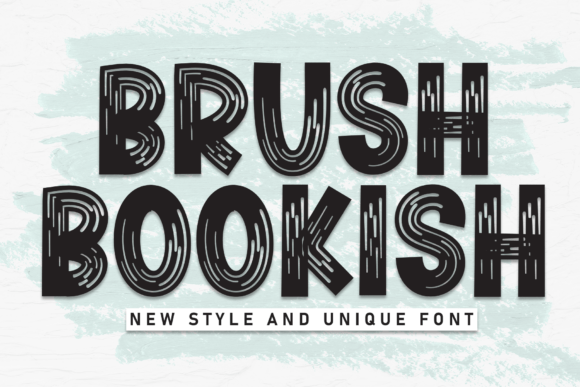 Brush Bookish: A Quirky Display Font for Bold Brands