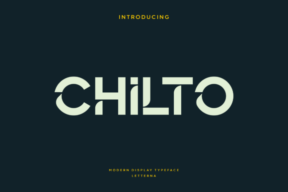Chilto: The Future of Modern Typography