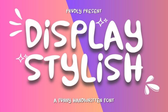 Display Stylish: A Unique Display Font for Memorable Designs