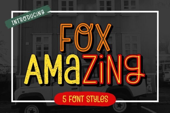 Fox Amazing: A Vibrant Typography Revolution for Creative Projects