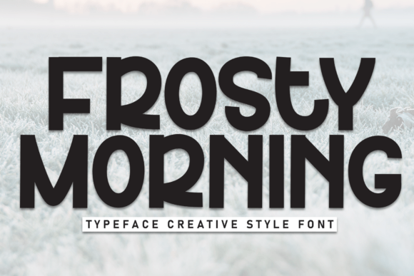 Frosty Morning: The Endearing Handwritten Display Font for Playful Designs