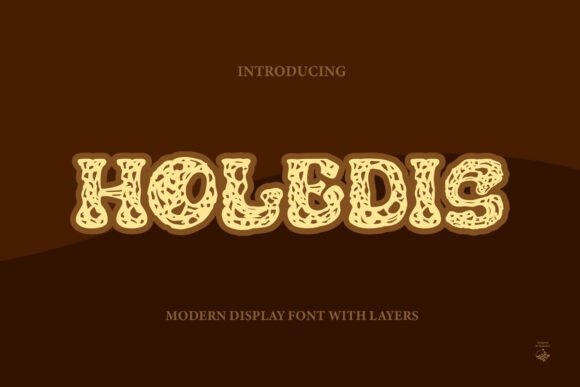 Holedis: The Modern Hollow Font That Elevates Brand Identity
