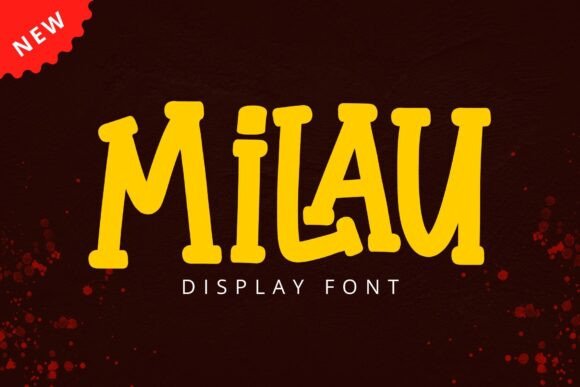Milau: A Bold Display Font for Modern Visual Impact