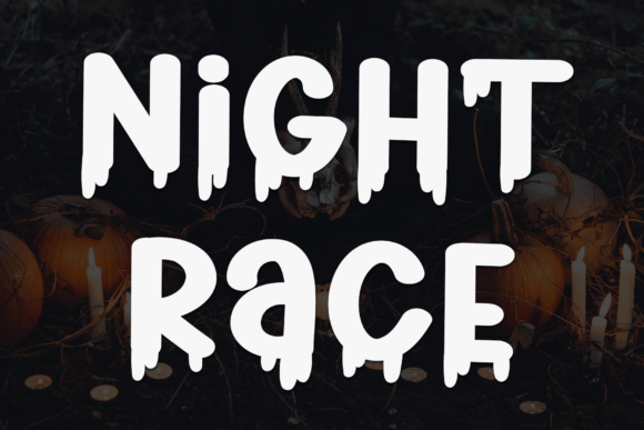Nighty Race: A Modern Display Font for Magical Design Projects