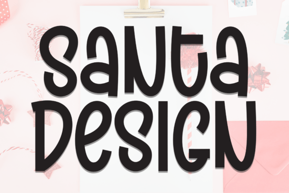 Santa Design: A Playful Handwritten Holiday Font