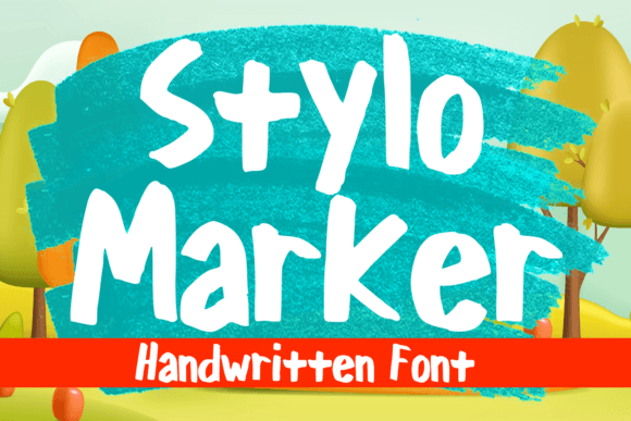 Stylo Marker: A Bold Hand-Lettered Font for Design