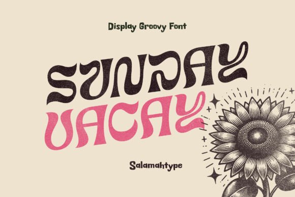 Sunday Vacay: The Groovy Font That Brings Energy to Your Brand