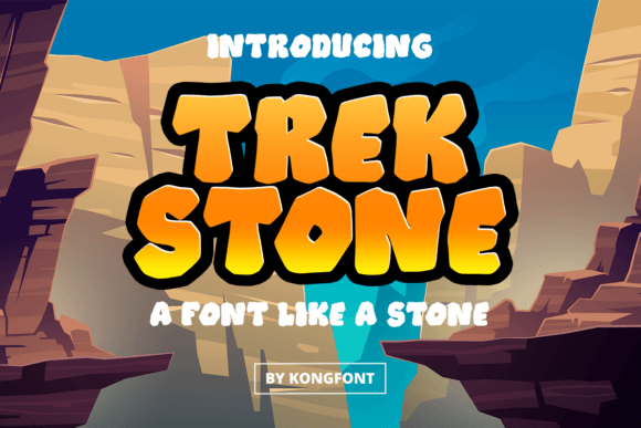 Trekstone: A Vibrant Display Font for Kids' Projects