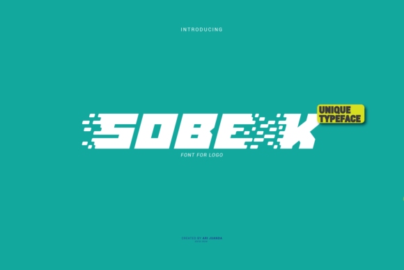 Unveiling Sobek: The Sci-Fi Inspired Typeface Designed for Impactful Logos